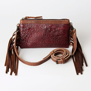 American Darling GIBGX282 Crocodile Embossed Genuine Leather Women Bag Western Handbag Purse